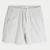Shorts aus Leinenmischung, mittellang, zum Hineinschlüpfen