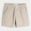 Shorts aus Leinenmischung, mittellang, zum Hineinschlüpfen