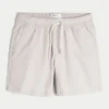 Shorts aus Leinenmischung, mittellang, zum Hineinschlüpfen
