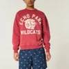 Shorts mit amerikanischem Flaggenmuster, Länge bis zur Mitte des Oberschenkels