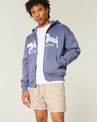Shorts mit Hummermuster, mittellang, zum Hineinschlüpfen