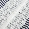 Spitzen-Detail-Peplum-Top