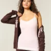 Spitzenbesetztes Layering-Top