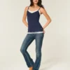 Spitzenbesetztes Layering-Top