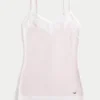 Spitzenbesetztes Layering-Top