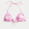 Spring Break Neckholder-Triangel-Bikini-Oberteil
