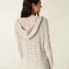 Stitchy Kapuzencardigan ohne Verschluss