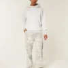 Superbaggy-Jeans im Camouflage-Look