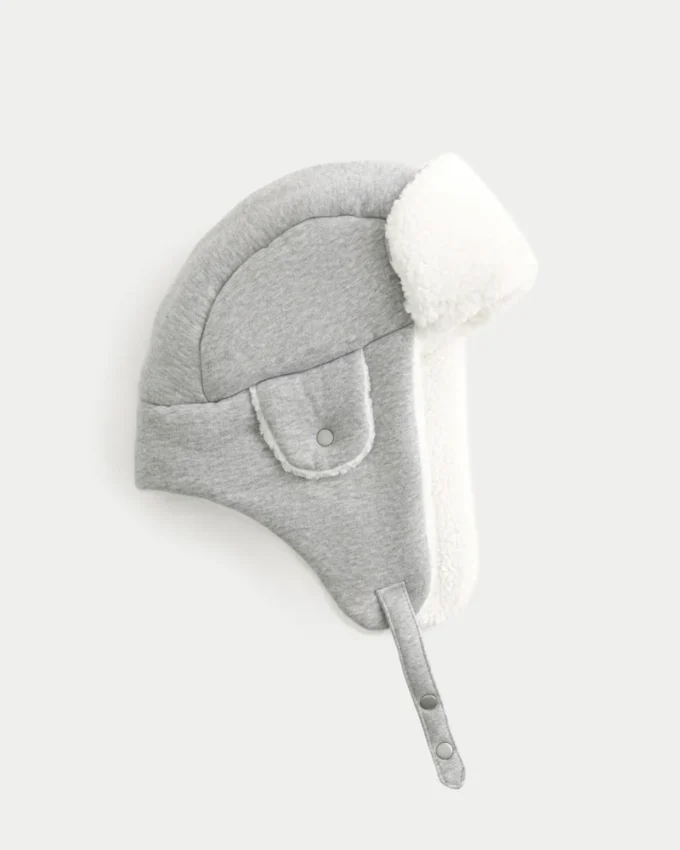 Trapper-Mütze mit Sherpa-Futter