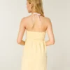Trägerloses Mini-Kleid aus Frottee