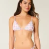 Verziertes Triangel-Bikini-Oberteil