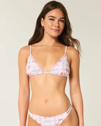 Verziertes Triangel-Bikini-Oberteil