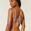 Verziertes Triangel-Bikini-Oberteil