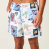 Volleyball-Badehose, mittellang