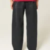 Washed Black Skater Baggy Jeans