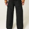 Washed Black Super Baggy Painter Jeans