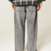 Washed Grey Skater Baggy Jeans