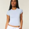 Weiches, nahtloses Baby-T-Shirt aus Stretchmaterial