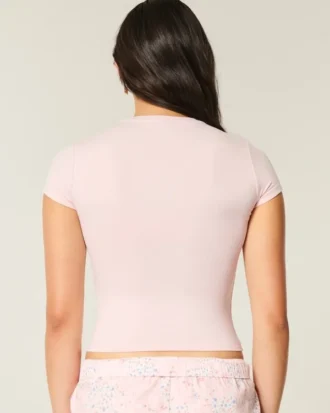 Weiches, nahtloses Baby-T-Shirt mit Stretchanteil
