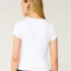 Weiches, nahtloses Stretch-Material Rundhals-Baby-T-Shirt