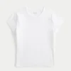 Weiches, nahtloses Stretch-Material Rundhals-Baby-T-Shirt