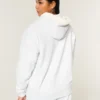 Wendbarer Hoodie mit Kunstfellfutter und Reißverschluss