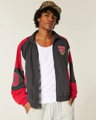 Windjacke mit Ohio State University Buckeyes-Grafik