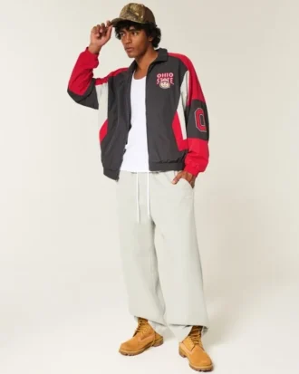 Windjacke mit Ohio State University Buckeyes-Grafik