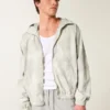 Windjacke mit Reißverschluss und Camouflage-Muster